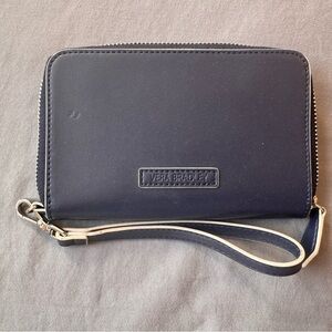 Blue Vera Bradley wallet faux leather